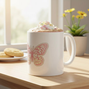 Tasse 2 Couleurs Papillon