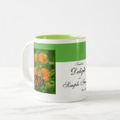 Tasse 2 Couleurs Papillon (Devant gauche)
