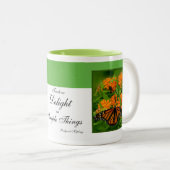 Tasse 2 Couleurs Papillon (Devant droit)