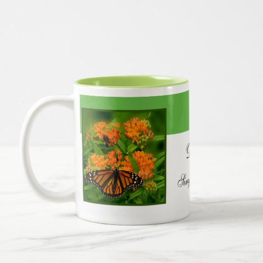 Tasse 2 Couleurs Papillon (Gauche)