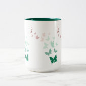 Tasse 2 Couleurs Papillon (Centre)