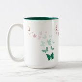 Tasse 2 Couleurs Papillon (Gauche)