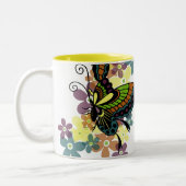 Tasse 2 Couleurs Papillon brillant (Gauche)