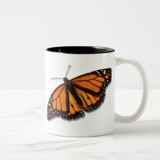 Tasse 2 Couleurs Papillon de monarque Drinkware (Droit)