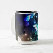 Tasse 2 Couleurs Papillon de nuit (Devant gauche)