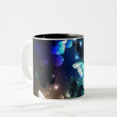 Tasse 2 Couleurs Papillon de nuit (Devant gauche)