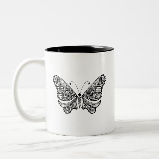 Tasse 2 Couleurs Papillon de style (Gauche)