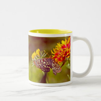 Tasse 2 Couleurs Papillon et Gaillardia