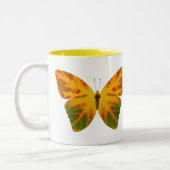 Tasse 2 Couleurs Papillon feuille Aspen 1 (Gauche)