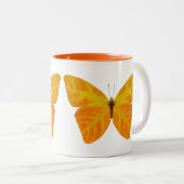 Tasse 2 Couleurs Papillon feuille Aspen 3 (Devant droit)