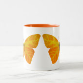 Tasse 2 Couleurs Papillon feuille Aspen 3 (Centre)