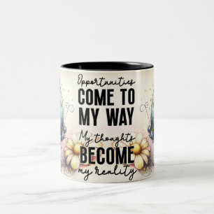Tasse 2 Couleurs Papillon Inspirant Wrap