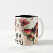 Tasse 2 Couleurs Papillon Inspirant Wrap (Devant droit)