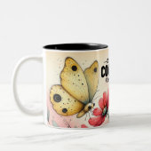 Tasse 2 Couleurs Papillon Inspirant Wrap (Gauche)