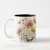 Tasse 2 Couleurs Papillon Inspirant Wrap (Gauche)