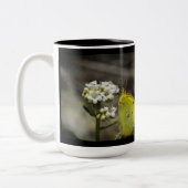 Tasse 2 Couleurs Papillon jaune (Gauche)