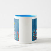 Tasse 2 Couleurs Papillon Jaune (Centre)