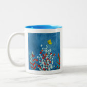 Tasse 2 Couleurs Papillon Jaune (Gauche)