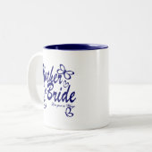 Tasse 2 Couleurs Papillon/Mère de la Mariée (Devant gauche)