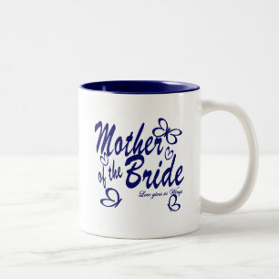 Tasse 2 Couleurs Papillon/Mère de la Mariée
