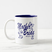 Tasse 2 Couleurs Papillon/Mère de la Mariée (Gauche)