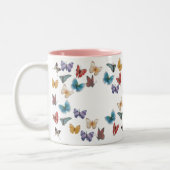 Tasse 2 Couleurs Papillon-Modèle (Gauche)