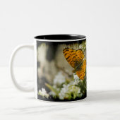 Tasse 2 Couleurs Papillon orange (Gauche)