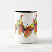 Tasse 2 Couleurs Papillon peint (Centre)