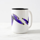 Tasse 2 Couleurs Papillon pourpre (Devant droit)