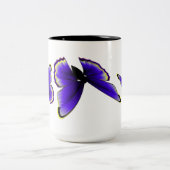 Tasse 2 Couleurs Papillon pourpre (Centre)