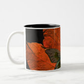 Tasse 2 Couleurs Papillon sur la feuille 2 (Gauche)