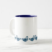 Tasse 2 Couleurs Papillons (Devant gauche)