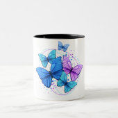 Tasse 2 Couleurs Papillons (Centre)