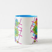 Tasse 2 Couleurs Papillons (Centre)