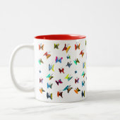 Tasse 2 Couleurs Papillons couleur aquarelle (Gauche)