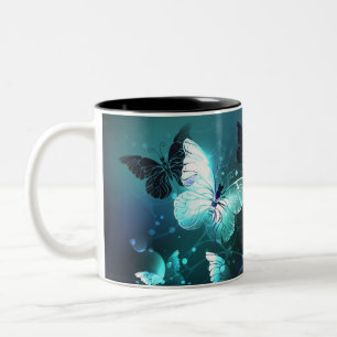 Tasse 2 Couleurs Papillons de nuit à la menthe