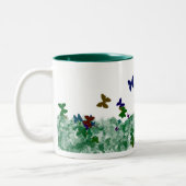 Tasse 2 Couleurs Papillons et fleurs (Gauche)