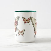 Tasse 2 Couleurs Papillons et Roses (Centre)