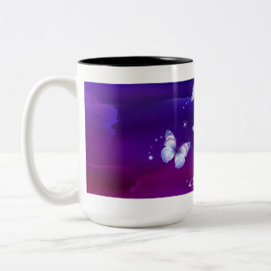Tasse 2 Couleurs Papillons magiques de minuit
