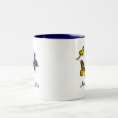 Tasse 2 Couleurs Papillons Médicale de codeur (Centre)