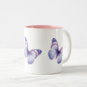 Tasse 2 Couleurs Papillons pendant votre vie (Devant droit)