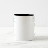 Tasse 2 Couleurs Papillons volants Morpho et Monarch (Centre)