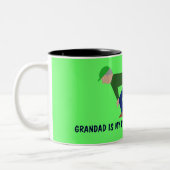 Tasse 2 Couleurs Papy drôle (Gauche)
