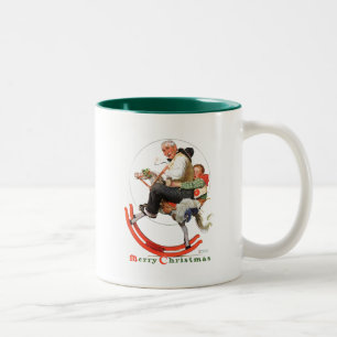 Tasse 2 Couleurs Papy sur le cheval de basculage