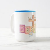 Tasse 2 Couleurs Pâques (Devant gauche)