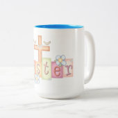 Tasse 2 Couleurs Pâques (Devant droit)