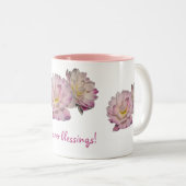 Tasse 2 Couleurs Pâques Dahlias (Devant droit)