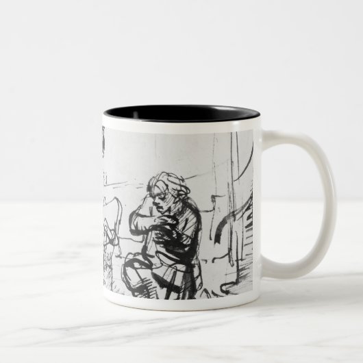 Tasse 2 Couleurs Parabole du créancier impitoyable (Droit)