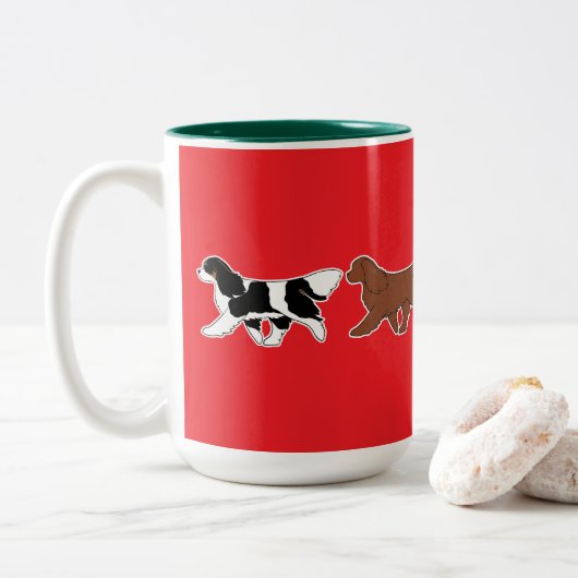 Tasse 2 Couleurs Parade des Cavaliers Colorés (Avec donut)