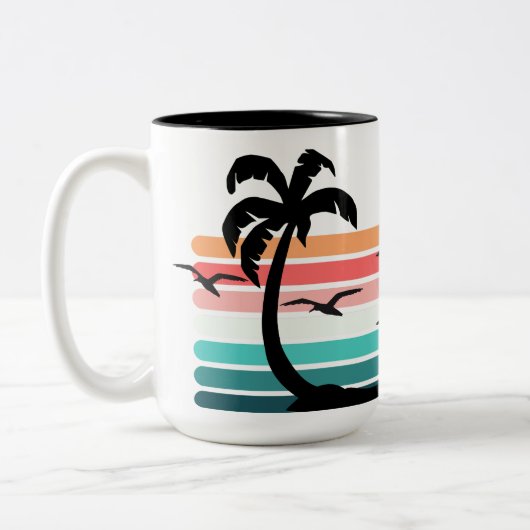 Tasse 2 Couleurs Paradis (Gauche)